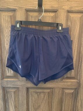 Under Armour Athletic Shorts Small NWT Running Gym Blue Lightweight
